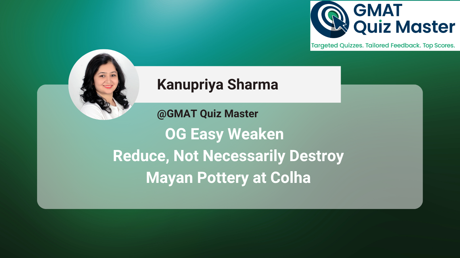 A Weakener Only Has to Reduce Your Belief, Not Necessarily Destroy the Conclusion